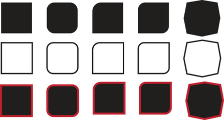 Geometric Shape Grid Pattern – Minimalist Visual Classification Design