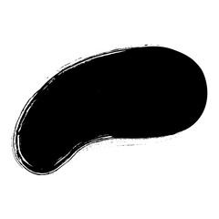 Hand drawn black ink brush strokes for background design use