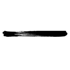 Hand drawn black brush strokes for grunge themed design backgrounds