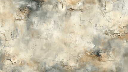 Abstract Textured Wall Background, Neutral Plaster Surface