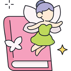 Fairy Book Sticker