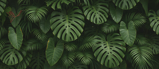 Dense Tropical Foliage Macro Photography