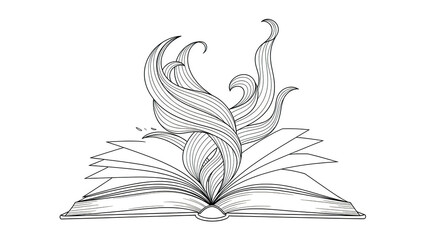 An Illustrated Tome Unleashing Ancient Secrets and Fiery Visions