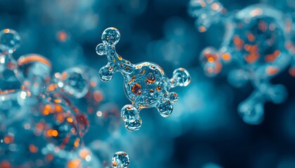 Real Microscopic structure of a water molecule