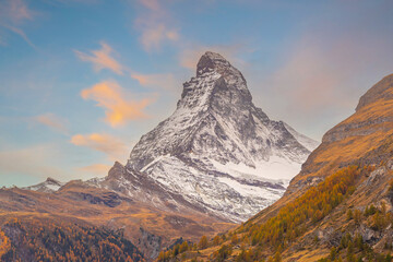Zermatt,  Switzerland  Matterhorn at sunset