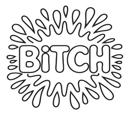 Coloring page Vector illustration