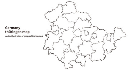 Thuringia Map – Detailed Map of Thüringen, Germany