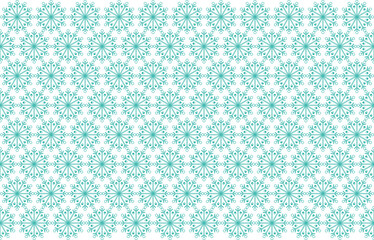 Minimalist Snowflake Vector Background