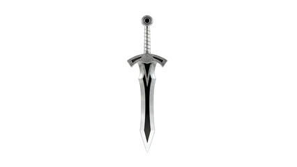 Fantasy Sword Isolated on White Background