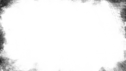 Grunge effect overlay texture, black ink splash, distressed background, abstract border, rough edge