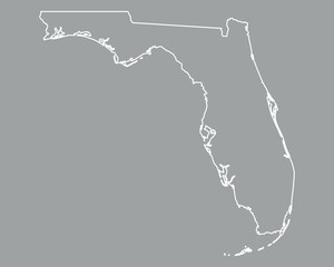 Karte von Florida