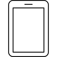Line Art Mobile Phone Icon