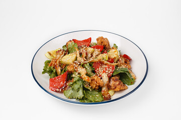 salad with shrimps