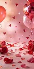 Romantic Valentine's Day Celebration Background
