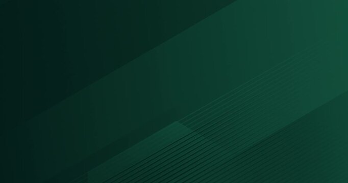 4K seamless looped animated elegant dark blue&ndash;emerald gradient background with luxury geometric hexagon pattern and soft shadows. Modern minimalistic Christmas business creative backdrop.
