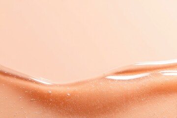 Fototapeta premium Smooth, glistening surface showcases luxurious skincare serum wi