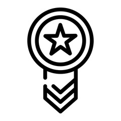 Star Medal Award Outline	
