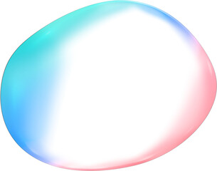 Bubble transparent high quality closed-up	
