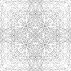 op art creative geometric pattern, ornament, modern linear background, original vector decoration