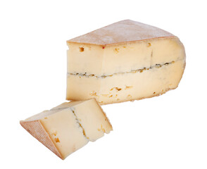 Morbier cheese in studio