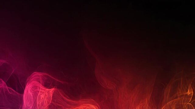 Colorful smoke creating a vibrant rainbow gradient background