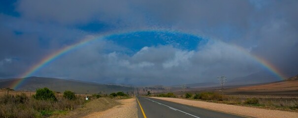 Rainbow over the Langkloof.
