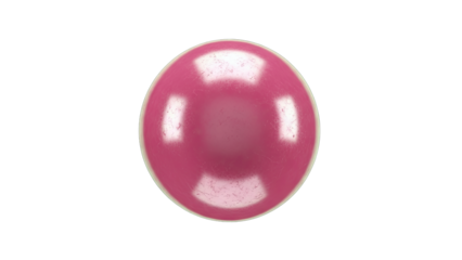 Pink Ball Isolated on White Background
