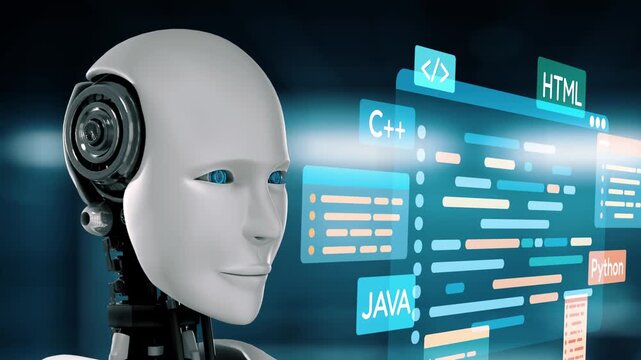 AI artificial intelligence assists software development through smart coding tools, virtual assistant debugging, and intelligent automation in digital product creation. Epoch