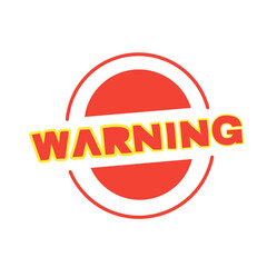 warning sign sticker