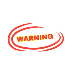 warning sign sticker