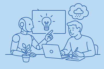 Human and Robot Collaboration in Corporate Office