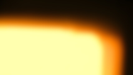 Abstract warm light leak effect with vibrant yellow and orange gradient colors