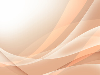 暖色の透明感のあるウェーブが美しい抽象的な背景