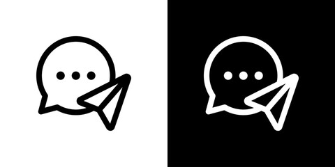 チャット送信のアイコン