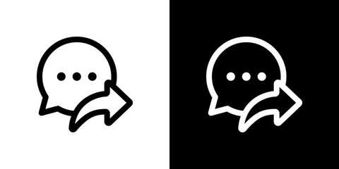 チャット返信のアイコン