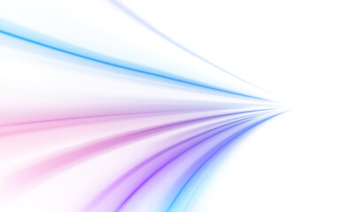 Obraz premium Neon ribbons twist and turn dynamically, leaving radiant trails. Motion creates energy and excitement. Perfect for modern digital compositions. PNG