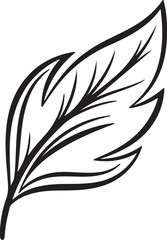 Obraz premium Minimal Monstered Leaf Silhouettes – Tropical Decorative Vector