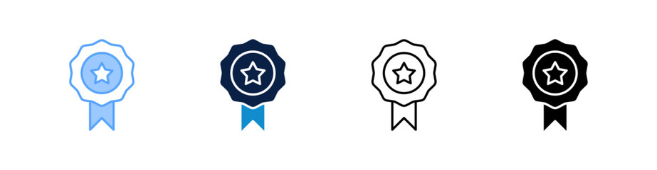 Badge Multiple Style Icon Set Collection 