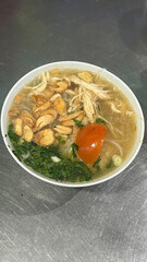 rice with chicken soto and tomatoes