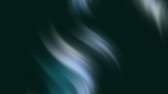 Smooth Flowing Waves of Blue and Gray Abstract Background for Winter