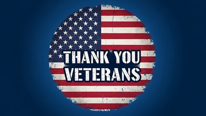 Veterans Day tribute with American flag design and heartfelt message.