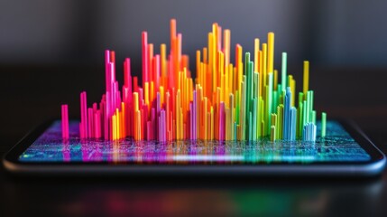 Dynamic 3D Sales Analytics Visualization on Smartphone