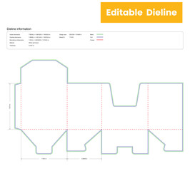 display box dieline template box dieline die lines packaging custom dieline  box cardboard box dieline pizza box dieline printable product packaging layout,
