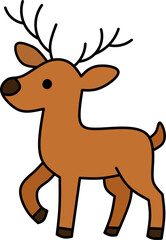 Christmas Animal Character Illustration