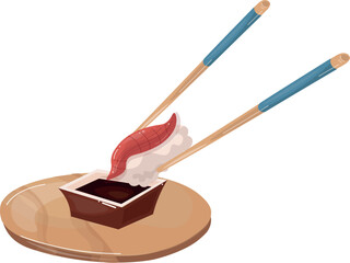 Assorted Sushi Roll Set Featuring Fresh Seafood, Gourmet Japanese Cuisine, Colorful Maki, Nigiri, Sashimi, Perfect for Gourmet Dining, Celebrations, and Seafood Lovers