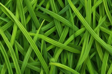 Overlapping Green Grass Blades Texture Background for Designs