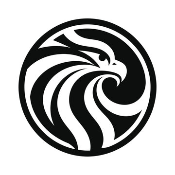 Stylized Mythical Griffin Logo Icon Vector Collection