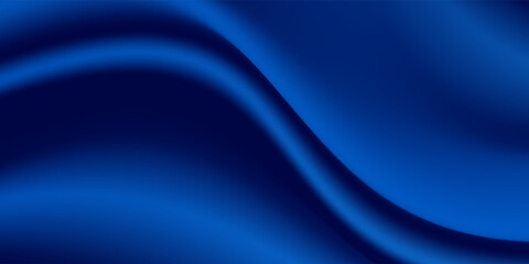 Abstract vector background luxury blue cloth or liquid wave or wavy folds of grunge silk texture satin velvet material, luxurious background or elegant wallpaper