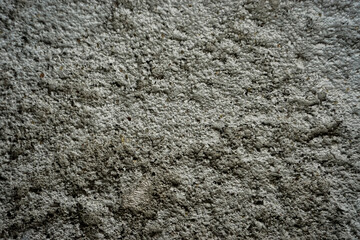 Detailed macro shot of brown and white dense shag rug surface for backdrop purposes