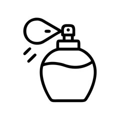Obraz premium Lifestyle perfume bottle icon transparent background